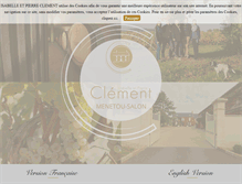 Tablet Screenshot of clement-chatenoy.com